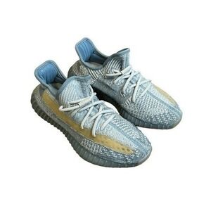 adidas Yeezy Boost‎ 350 V2 Low Israfil Sneakers Grey Yellow Mesh Street 8.5